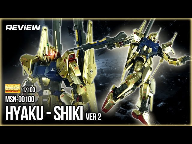 Review MG 1/100 MSN-00100 Hyaku-Shiki ver 2 - YouTube