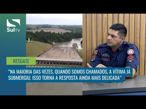 Comandante fala sobre desafios em operações de resgate após caso de afogamento na Barragem
