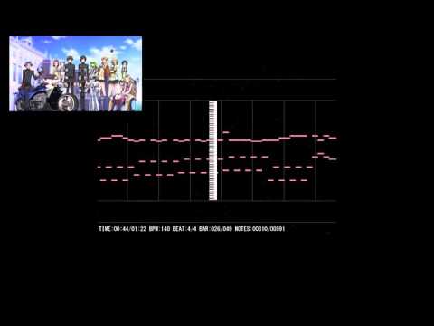 コードギアス反逆のルルーシュ　OP　COLORS　歌手：FLOW　MIDI演奏