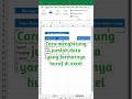 Cara menghitung jumlah data yang formatnya huruf di excel