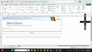 Famous Shelly Cashman Excel 365 | Module 3: End of Module Project 1 Elite Fashion #shellycashman Wealth