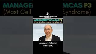 Management of MCAS Part 3  by Dr. Saperstein  #shorts