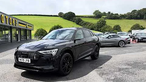 2020 AUDI E-TRON QUATTRO LAUNCH EDITION EV 403hp in Black for sale Castle Motors