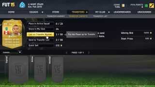 FIFA 15 WEB APP: BEST TRADING METHOD SO FAR!? screenshot 2