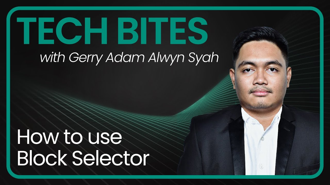 Как использовать селектор блока