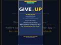 GIVE UP — The Phrasal Verb Native Speakers Use Every Day | Learn English with Mr. Ben #Shorts #esl