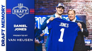 Daniel Jones Shares Draft Memory Hearing My Name Called Was Thrilling New York Giants