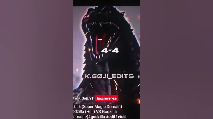 composite godzilla vs godzilla in hell and GODZILLA super Magic domain