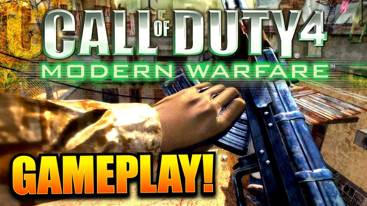 Cod4 Remastered Gameplay! _ Call of Duty 4 Modern Warfare Remastered ...