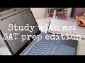 study with me: sat edition | ASMR and music