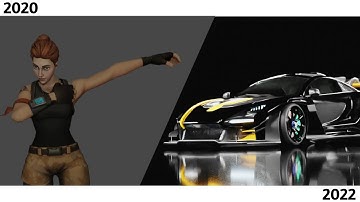 My 2 Year Blender Progression - Demo Reel 2022