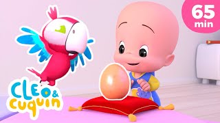 Humpty Dumpty 🥚 and more Nursery Rhymes by Cleo and Cuquin | Children Songs