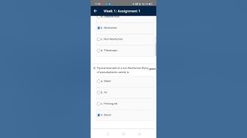 Week 1 || Fluid Mechanics || Nptel Assignment Solution