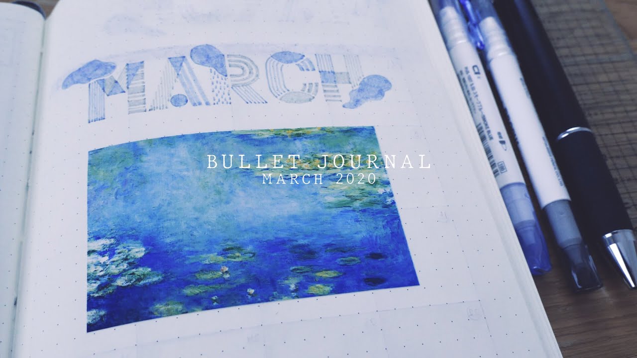 BULLET JOURNAL MARCH Setup バレットジャーナル