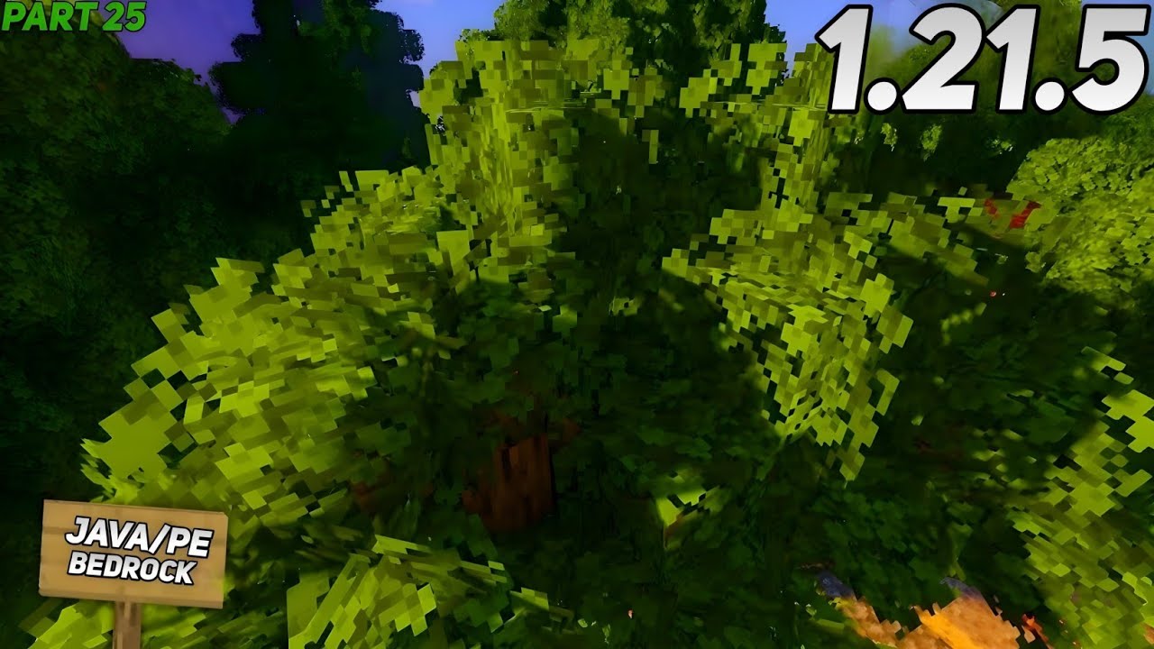 Better leaves 1 21 1 21 5 texture pack minecraft pe java youtube