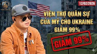 Viện trợ quân sự của Mỹ cho Ukraine giảm 99%