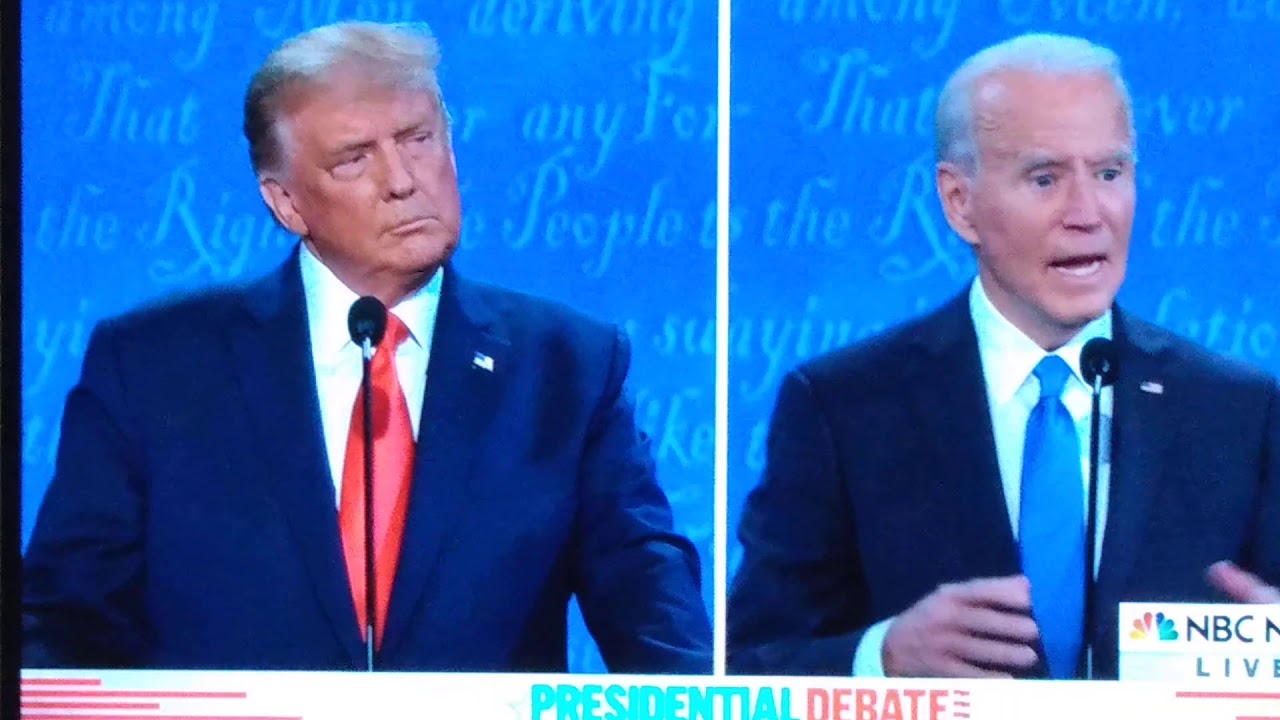 Presidential debate between President Donald Trump and Joe Biden Part ...