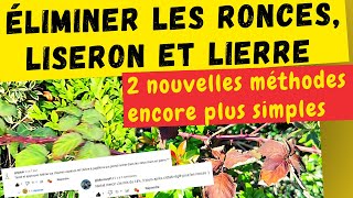 Tuer les ronces , tuer le lierre ou tuer le liseron , voici 2 méthodes de plus