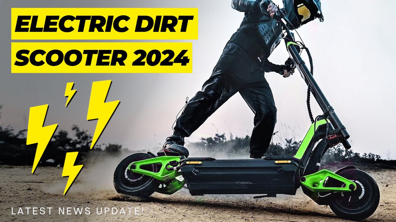 7 New Electric AllTerrain Scooters w/ Grippy Tires & Full Suspensions