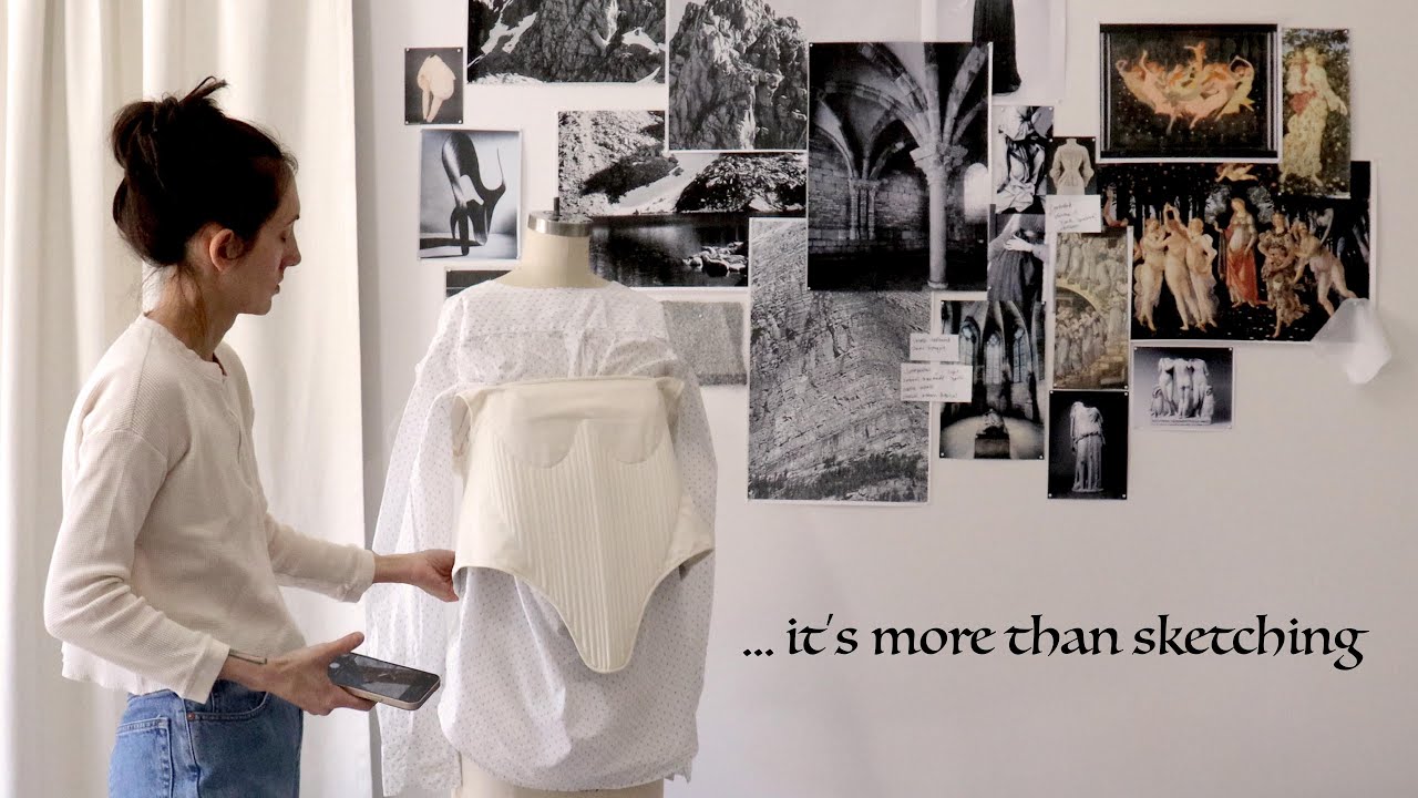 Going through the design process as an independent designer (it's a vlog)