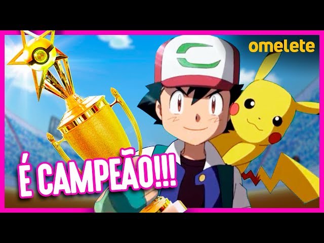 Pokémon  Ash ganhou a Liga Pokémon! - CinePOP