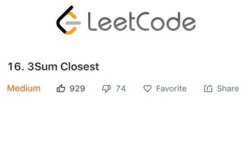 LeetCode 3Sum Closest Explained - Java
