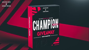 Champion Gfx Pack v1 with 1600+ Graphic meterial (Android/pc) 🔥 Unique Techno
