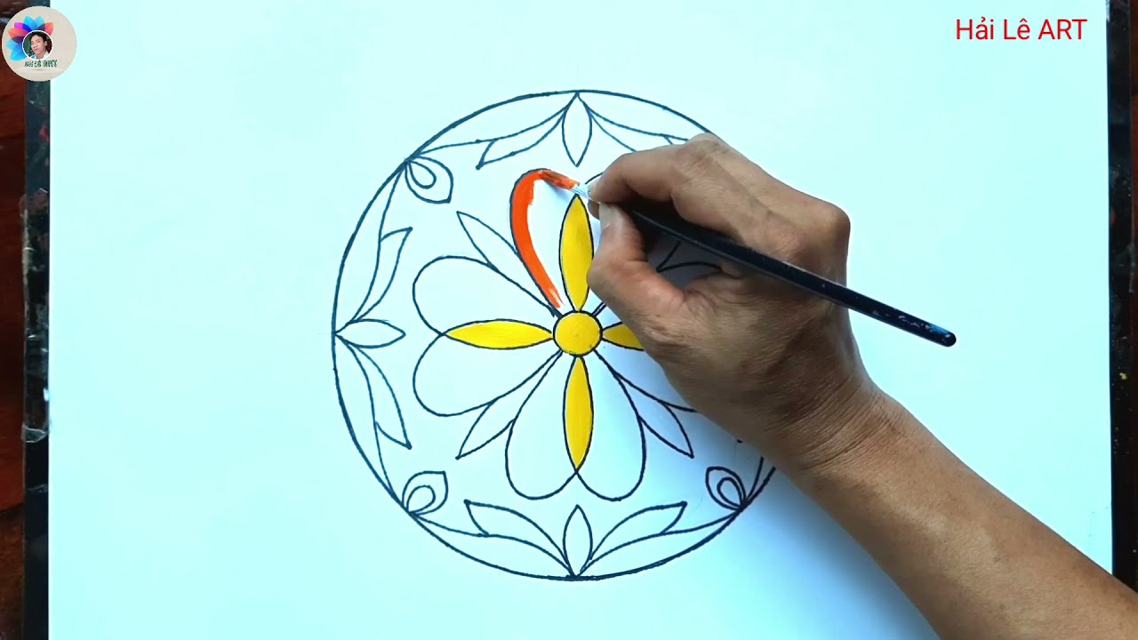 Draw channelVẽ trang trí hình tròn thật đơn giảndraw circles and decorate   YouTube