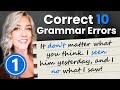 Correct the errors in english grammar  can you find the mistakes in these 10 sentences