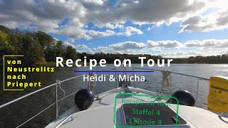 Durch die Havel von Neustrelitz mit dem Motorboot nach Priepert (Recipe on Tour Staffel 4 Ep. 9).
