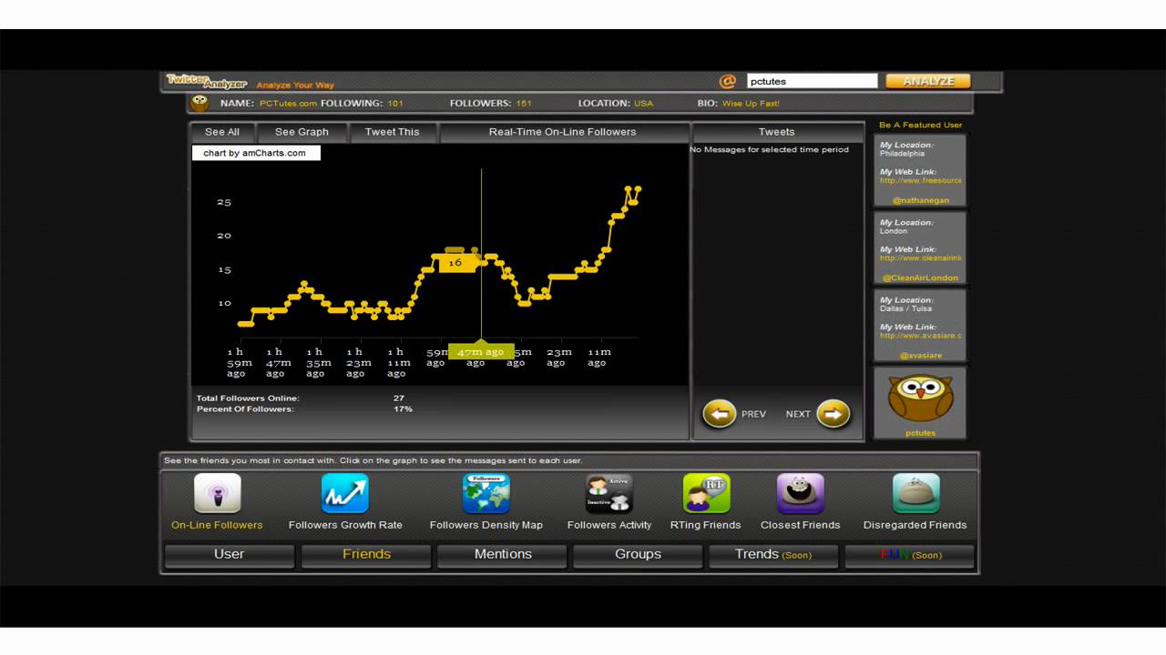Twitter Analyzer - YouTube