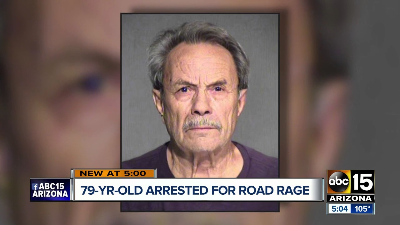 Elderly man accused of road rage incident - YouTube