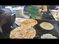 Hard Working Amma Selling Tasty Ravva dosa  | Pizza Dosa  recipe | Indian Street food