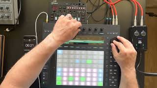Ableton Push 3 Standalone Dub Techno from scratch Against The Clock dawless jam Roland J-6