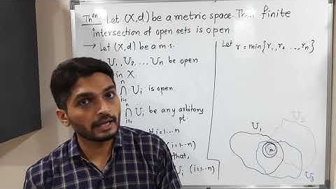Topology of Metric Spaces - Unit 1 - Lecture 42