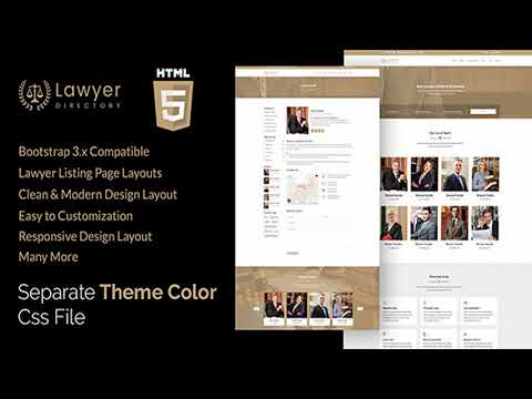 Aashi - Lawyers Listing and Law Firm HTML Template | Themeforest Website Templates and Themes