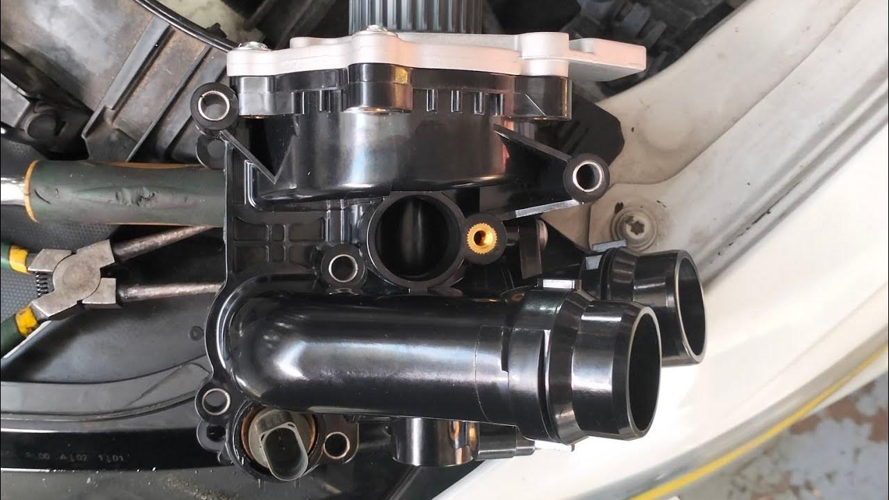 17min water pump replacement 2.0t Audi A4 a5 a6 q5 TFSI coolant leak