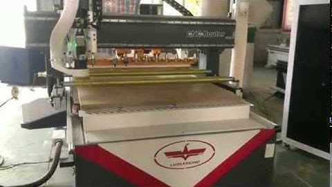 Ludiao CNC Equipment | 1325 ATC Woodworking Engraving Machine Working