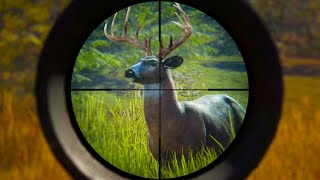 Hunting GOLD WHITETAIL and RARE PIEBALD Deer in The Hunter Call of the Wild screenshot 5