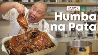 A balance of sweet and salty! Humba na Pata Recipe! | Chef Tatung