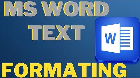 Ms Word Course EP#9 Text Formatting In Urdu/हिन्दी 2023|Tech Time|#mswordforbeginners #mswordcourse
