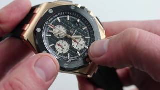 Pre-Owned Audemars Piguet Royal Oak Offshore Chronograph 26401RO.OO.A002CA.01 Luxury Watch Review