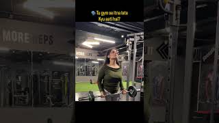 #gymgirl #fitnessmotivation #gymtok #girlswholift #workoutroutine #fitnessjourney #gymrat #shorts