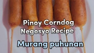 How to make Corndog | No waffle maker!!! Negosyo Recipe sa Murang Puhunan|| by Erriane's Kitchen