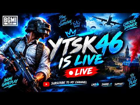 Bgmi tdm 1v1.1v4 bro 🎮 ] ytsk46 is live 🧡 only tapa tap 👀 ? double tap to like and subscribe 🔔💰