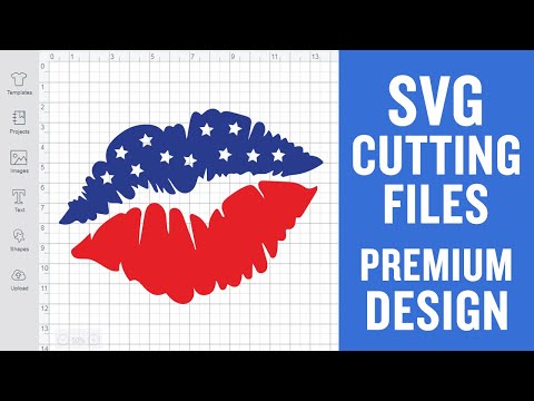 4Th Of July Lips Svg Cutting Files for Silhouette Cameo Premium cut SVG