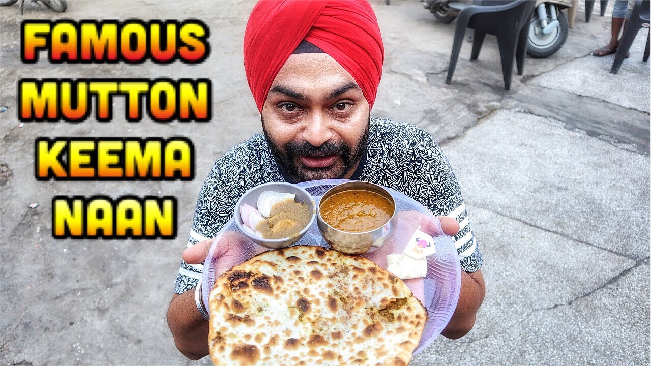 La Tandoori Famous mutton keema naan 😋🔥 Ludhiana Food YouTube