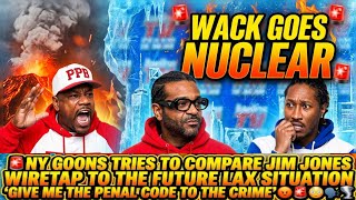 NY GOON CONFRONTS WACK OVER JIM JONES & SAY'S WACK COMMITTED A CRIME AGAINST FUTURE & WACK SNAPS😳