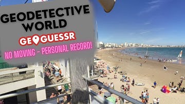 GeoDetective World: GeoGuessr-  NO MOVING [PLAY ALONG] -  American gets Personal Record but misses..