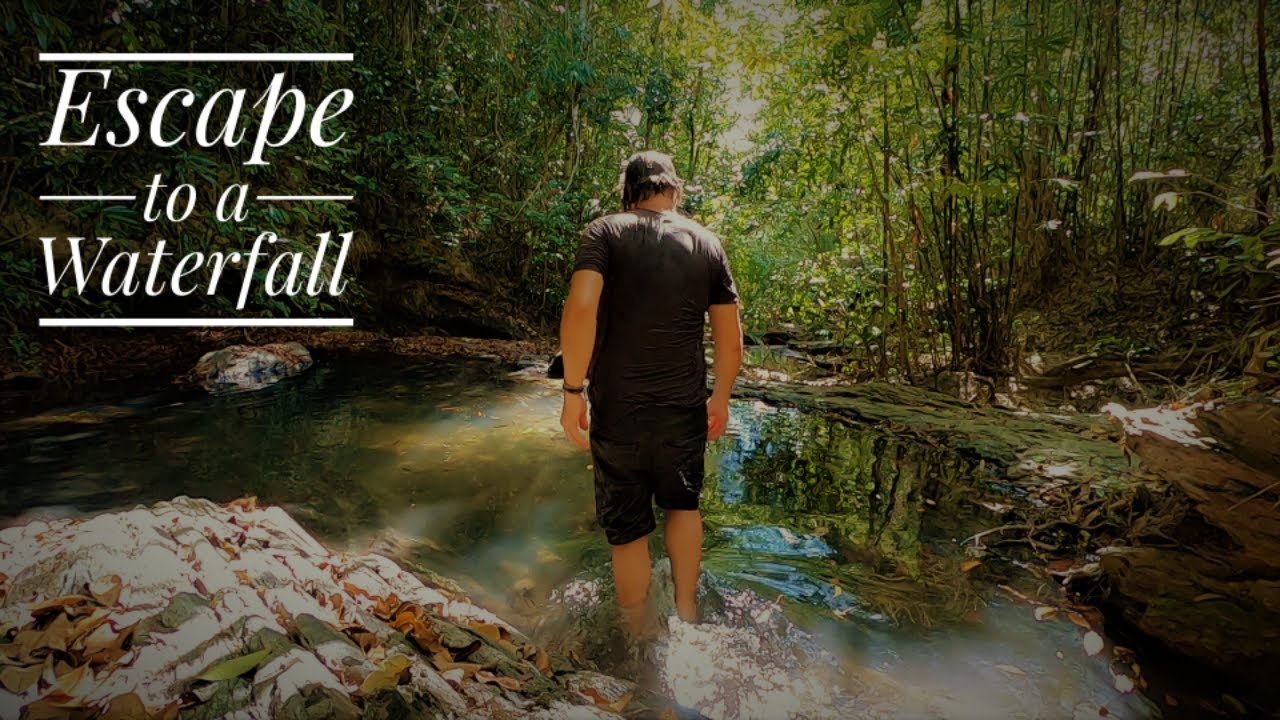 ISOLATING To A Waterfall - Using Elephant DUNG to create fire - Jungle Hike - Thailand - Ko Lanta